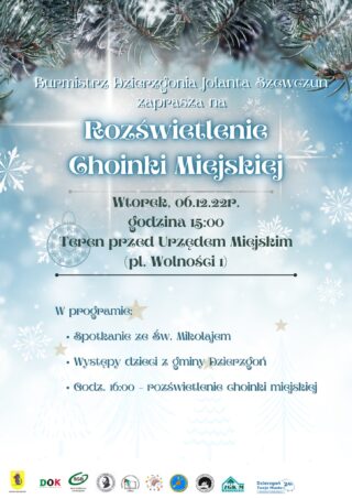Rozświetlenie choinki miejskiej