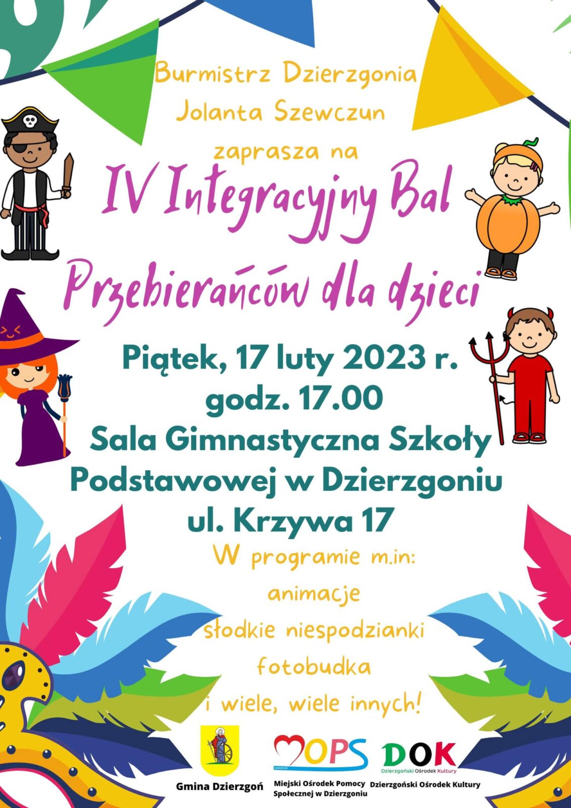 Bal Przebierańców dla dzieci