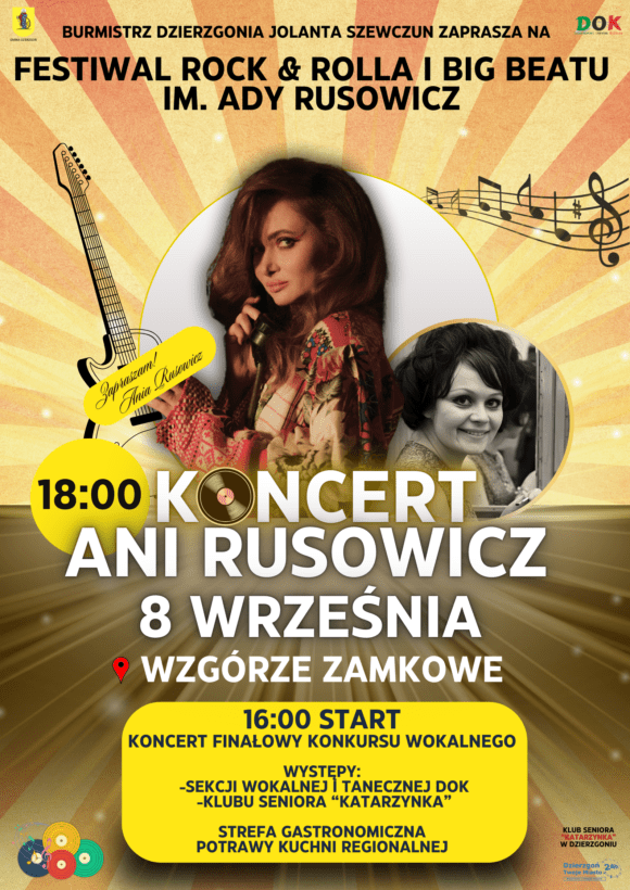 Festiwal Rock & Rolla i Big Beatu im. Ady Rusowicz w Dzierzgoniu