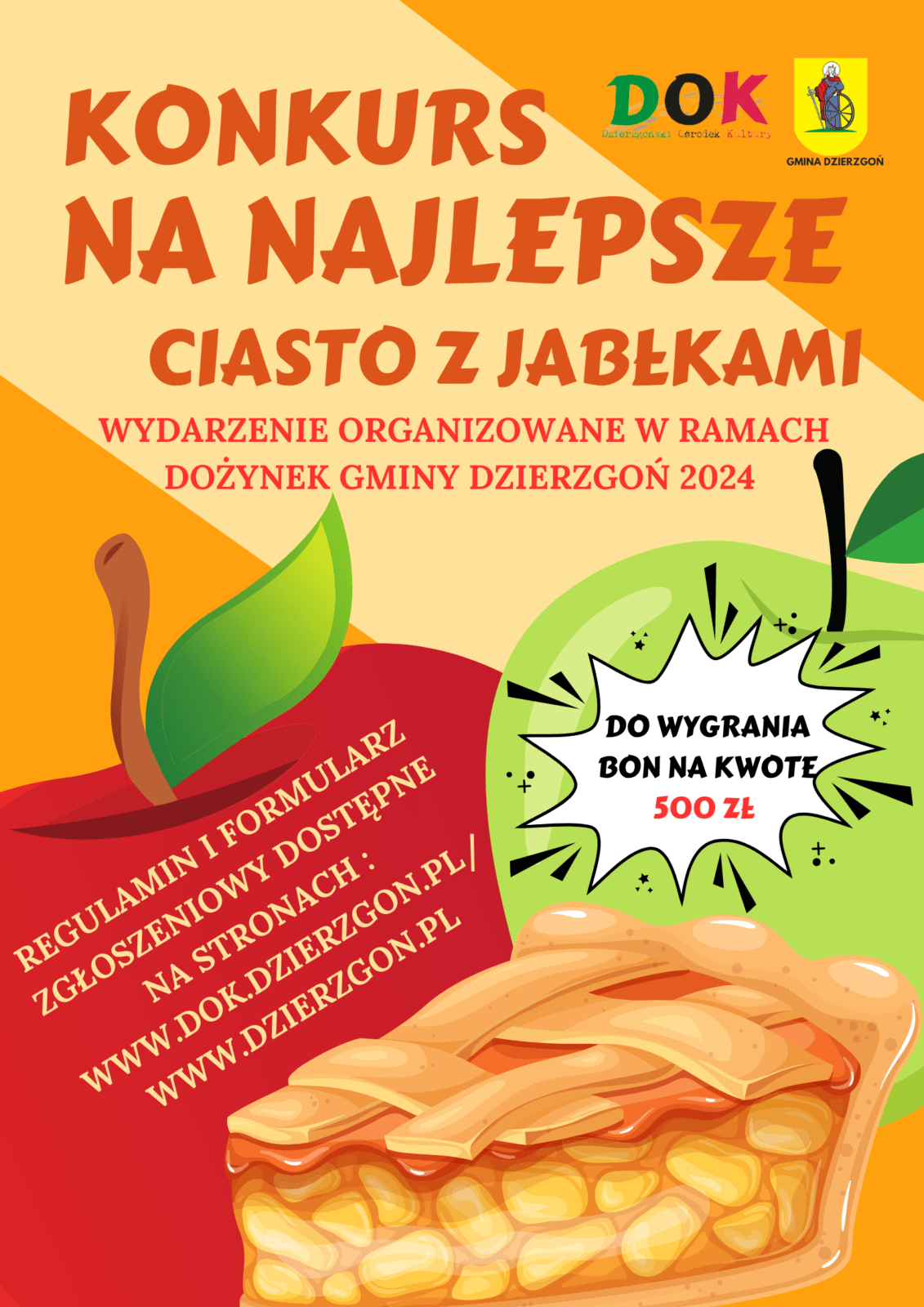 Konkurs na najlepsze ciasto jabłkowe!