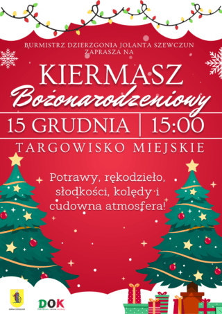 Zapowiedź kiermaszu Bożonarodzeniowego 2023