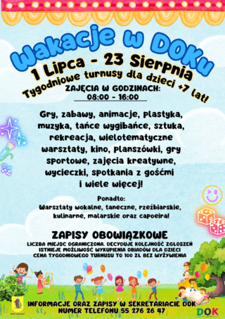 Wakacje w DOKu